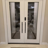 Impact Aluminum  French Door with impact Glass 7