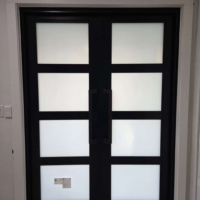 Impact Aluminum  French Door with Impact Glass 10