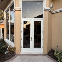 Impact Aluminum French Door with Impact Glass 2