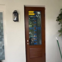 Impact Aluminum Door with Impact Glass  22