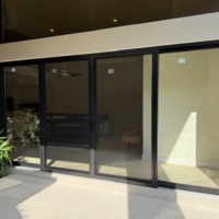 Impact Aluminum Door with Impact Glass 29