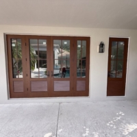 Impact Aluminum Door with Impact Glass 27