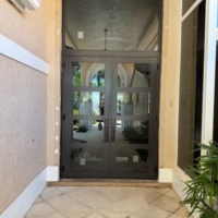 Impact Aluminum Door with Impact Glass  21