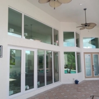 Impact Aluminum Door with Impact Glass 26